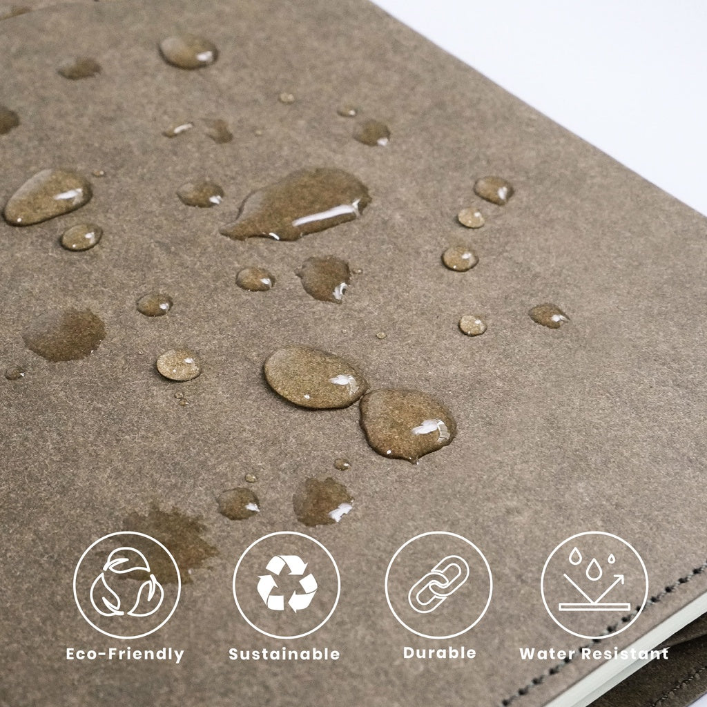 Folio: Book Cover (Olive) ปกห่อหนังสือ ปกห่อนิยาย ผลิตจากจากกระดาษซักได้