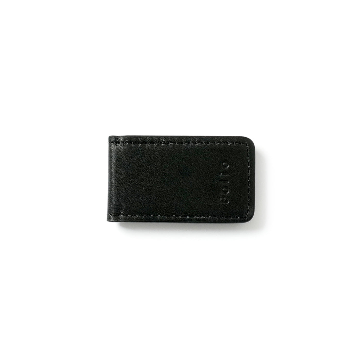Folio : Money Clip - ที่หนีบธนบัตรหนังแท้ Nappa แม่เหล็กแข็งแรง บริการปั้มชื่อฟรี-รหัส02638