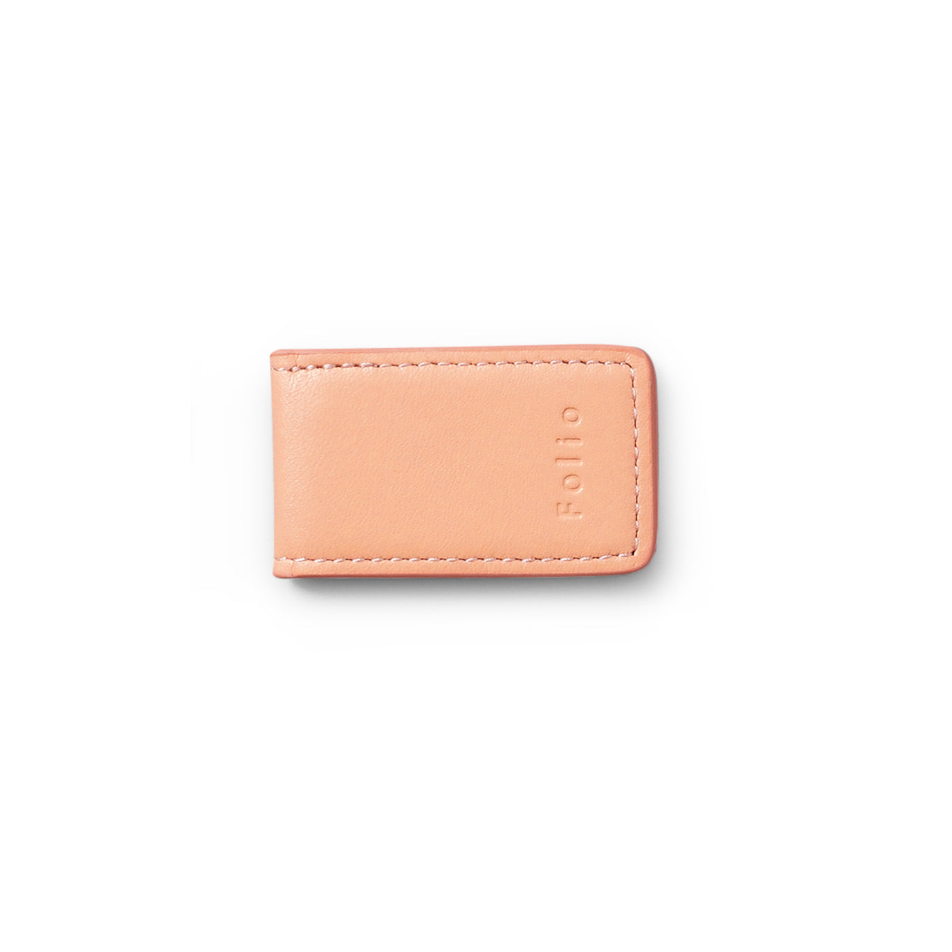 Folio : Money Clip - ที่หนีบธนบัตรหนังแท้ Nappa แม่เหล็กแข็งแรง บริการปั้มชื่อฟรี-รหัส02638