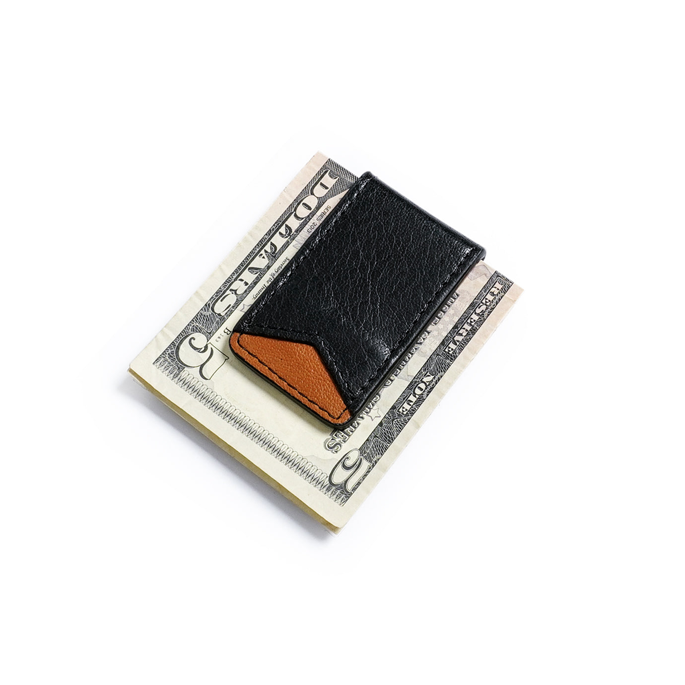 Folio : Tuff Money Clip LayerTwo-Toneที่หนีบธนบัตรหนังแท้ แม่เหล็กแข็งแรงบริการปั้มชื่อฟรี-รหัส10350