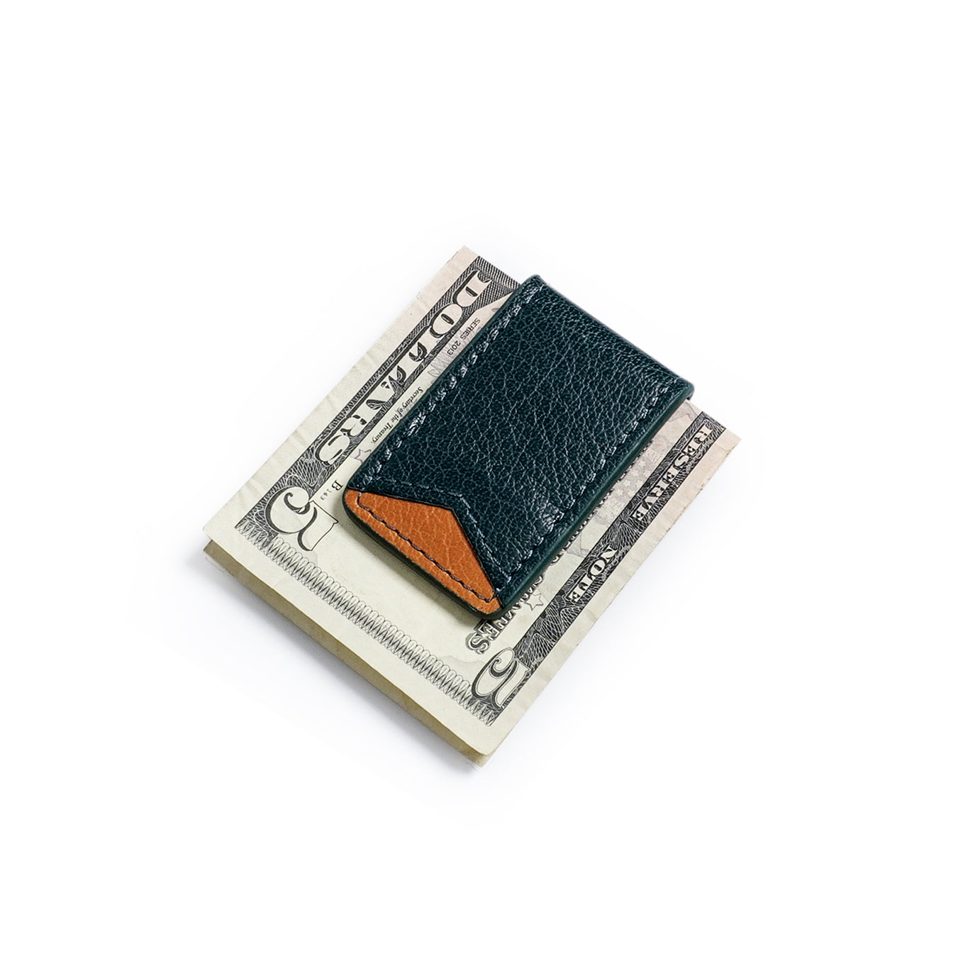 Folio : Tuff Money Clip LayerTwo-Toneที่หนีบธนบัตรหนังแท้ แม่เหล็กแข็งแรงบริการปั้มชื่อฟรี-รหัส10350