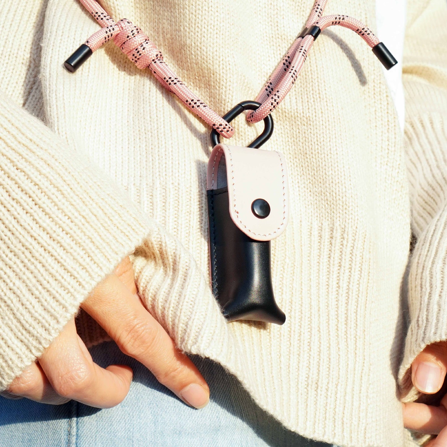 Upcycling Inhaler Case S เคสใส่ยาดมไซส์ S พร้อมสายคล้องคอ