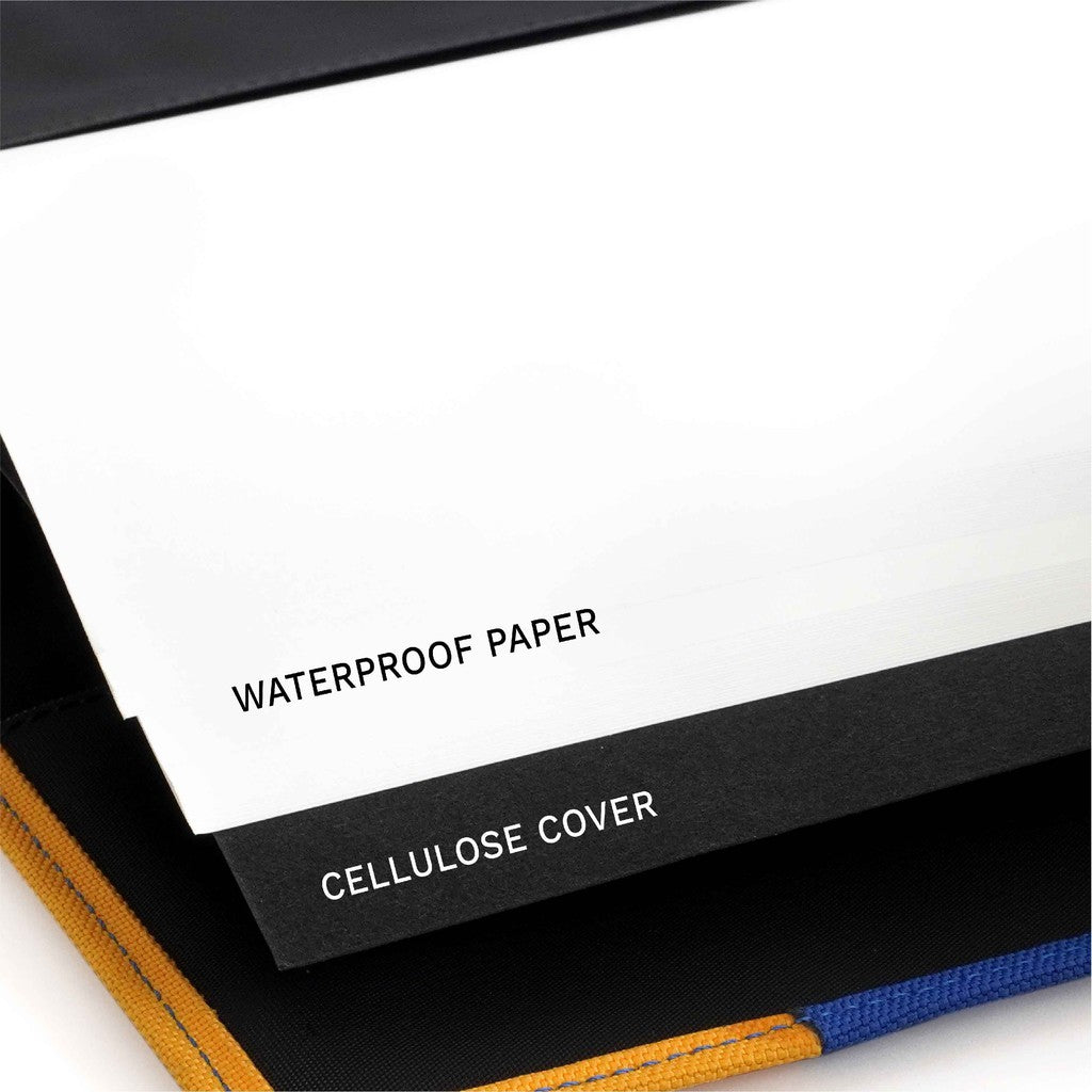 Folio : Jour Waterproof Note Size A5 : สมุดกันน้ำ Two-Tone (Beach)