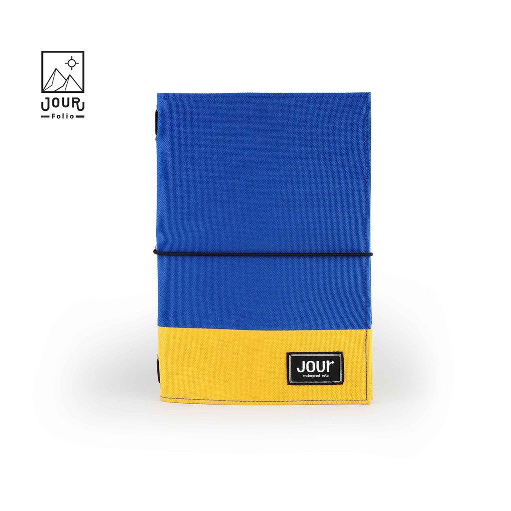Folio : Jour Waterproof Note Size A5 : สมุดกันน้ำ Two-Tone (Beach)