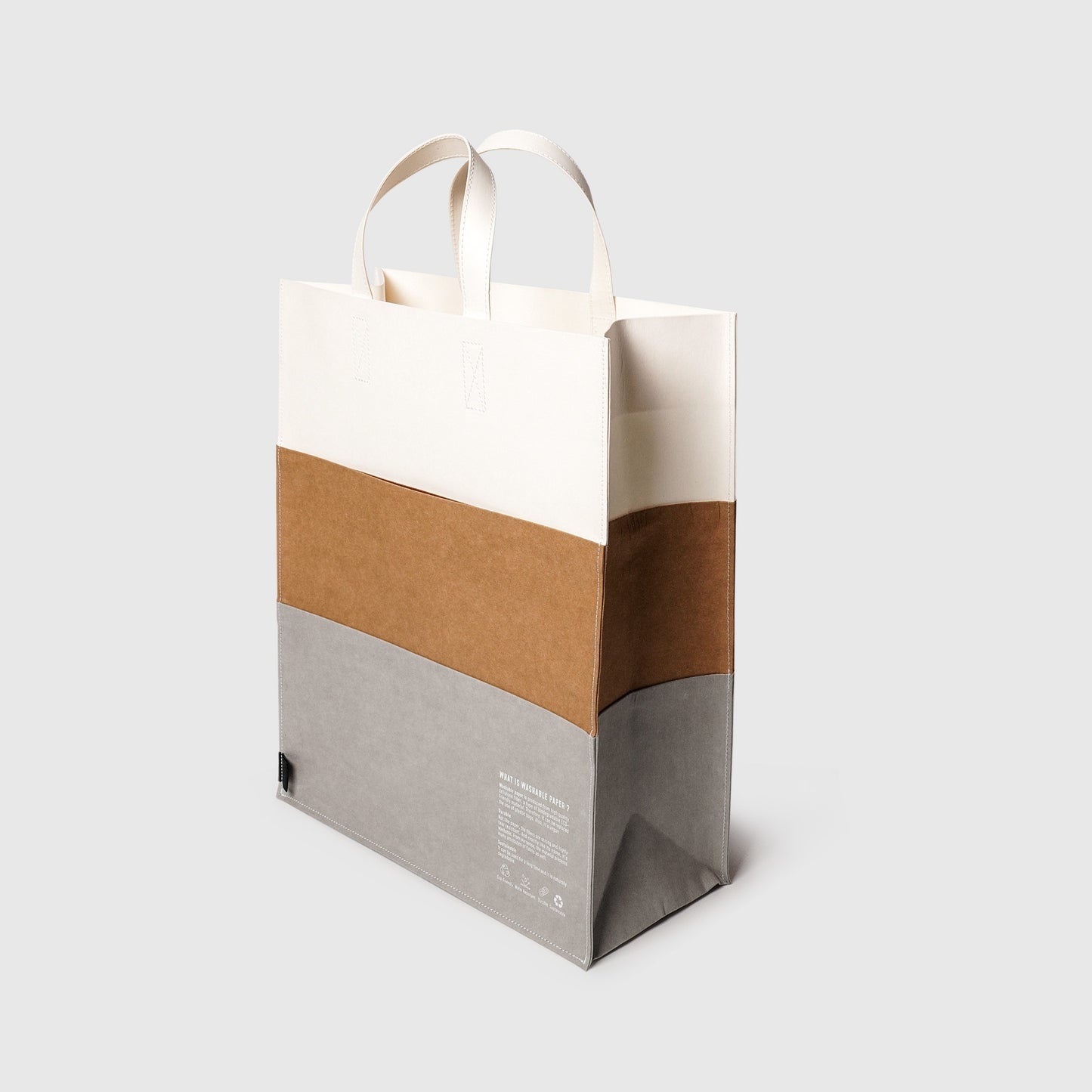 Folio : Jour Washable paper layer tote bag size L กระเป๋าโท้ทดีไซน์เลเยอร์-12422
