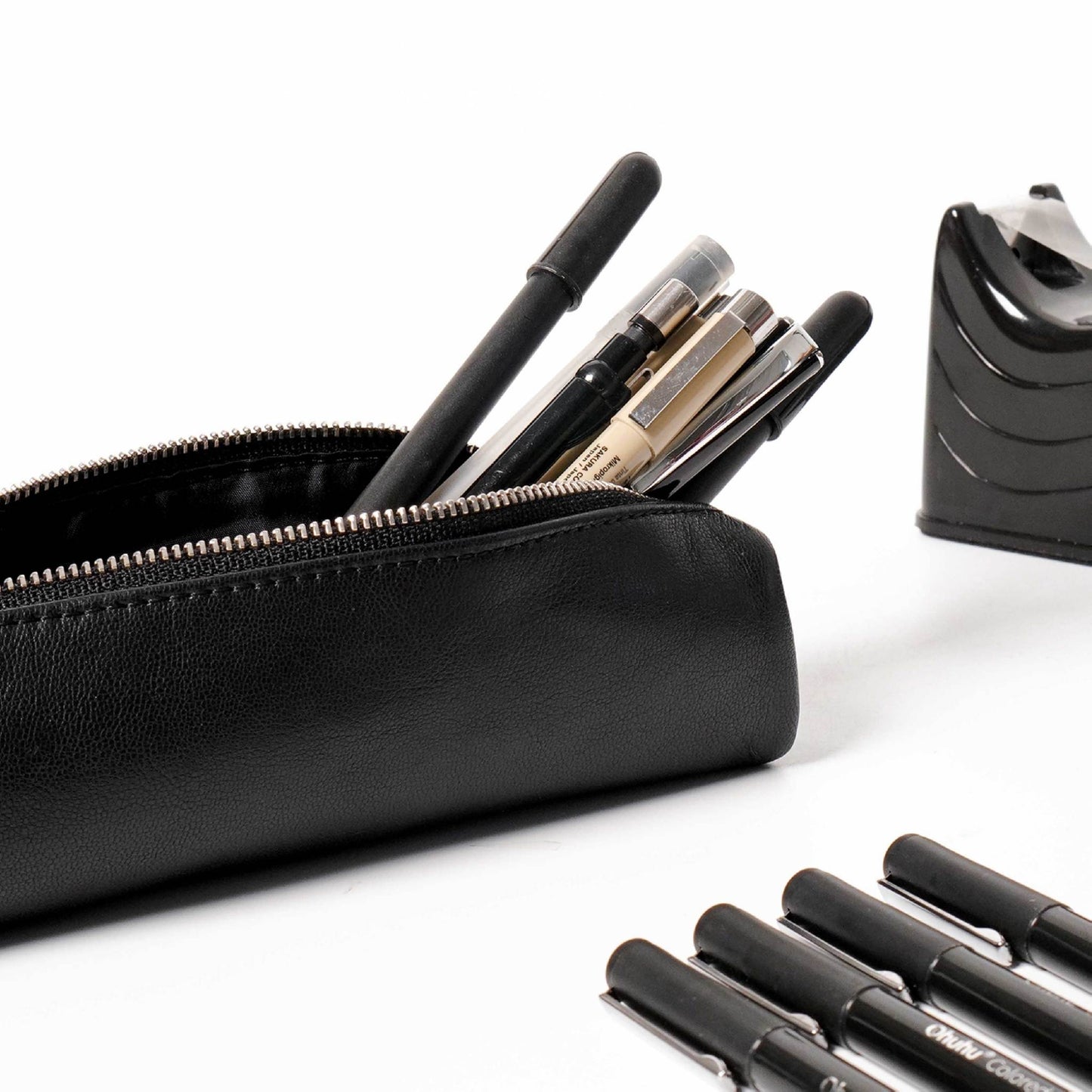 Folio : Myra Pencil Case กระเป๋าใส่เครื่องเขียนผลิตจากหนังแท้ รหัส18714
