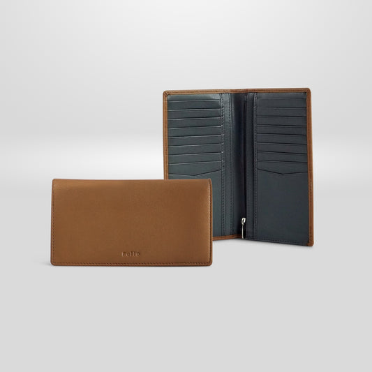 Myra Slim Long Wallet (Two-Tone)
