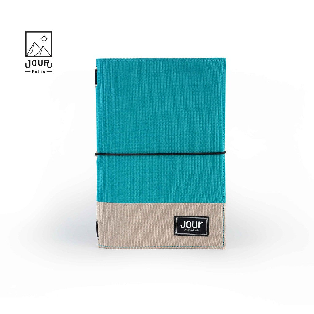 Folio : Jour Waterproof Note Size A5 : สมุดกันน้ำ Two-Tone (Beach)