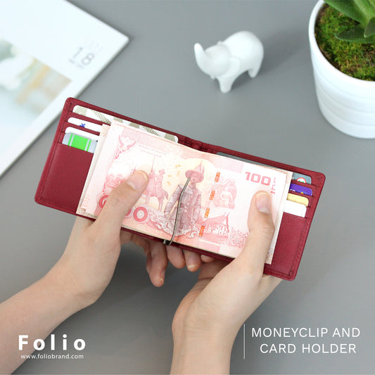 Folio : Myra Money Clip and Card Case กระเป๋าใส่บัตร พร้อมที่หนีบธนบัตร