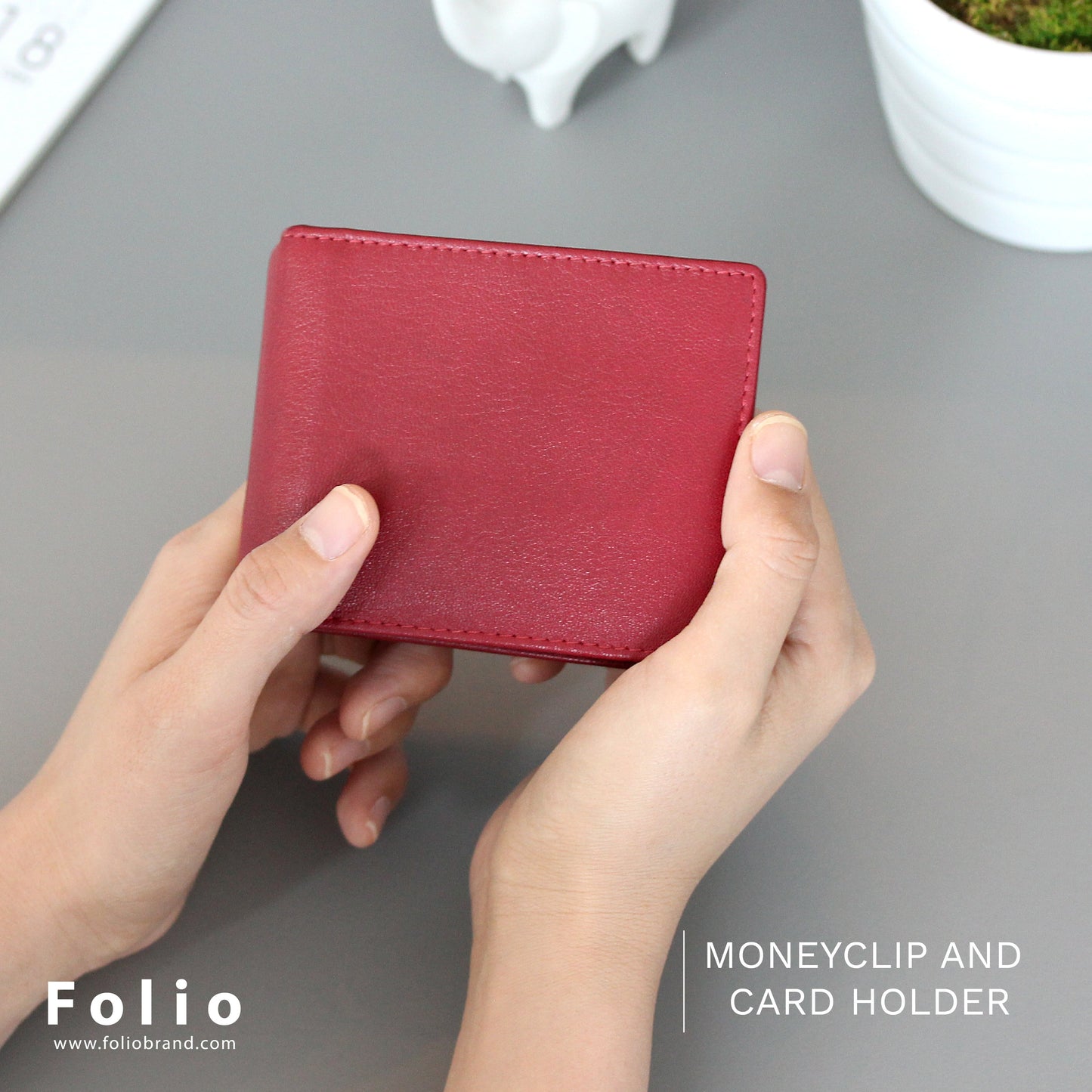 Folio : Myra Money Clip and Card Case กระเป๋าใส่บัตร พร้อมที่หนีบธนบัตร