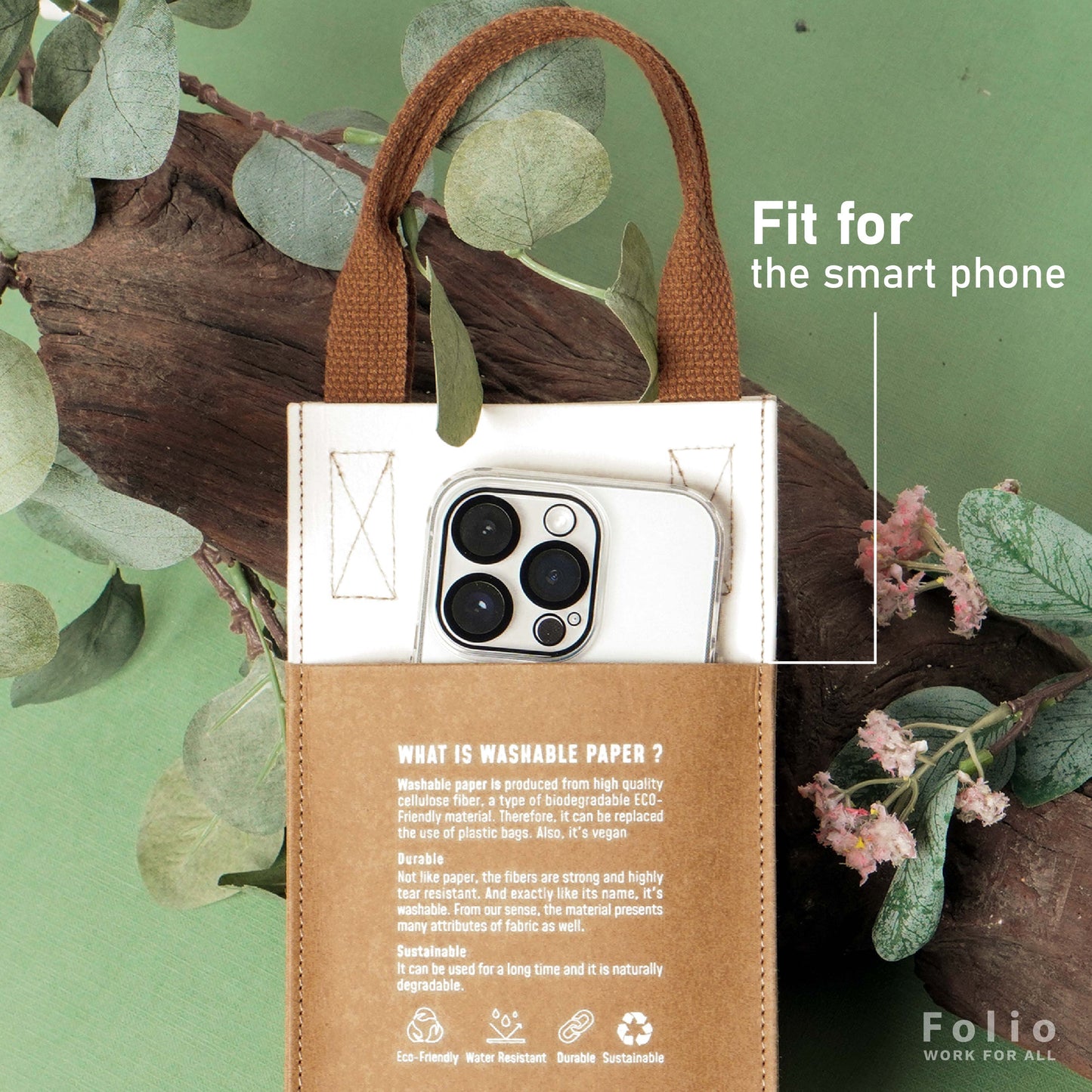 Folio : Jour washable paper tumbler bag