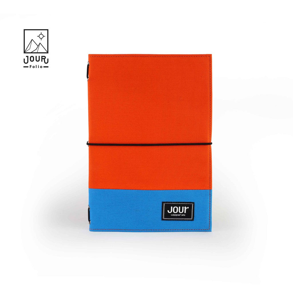 Folio : Jour Waterproof Note Size A5 : สมุดกันน้ำ Two-Tone (Beach)