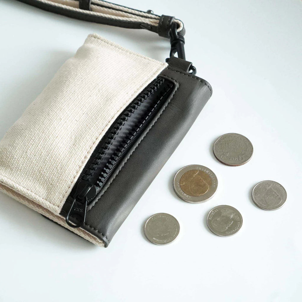 Vegan Cards Case With Strap