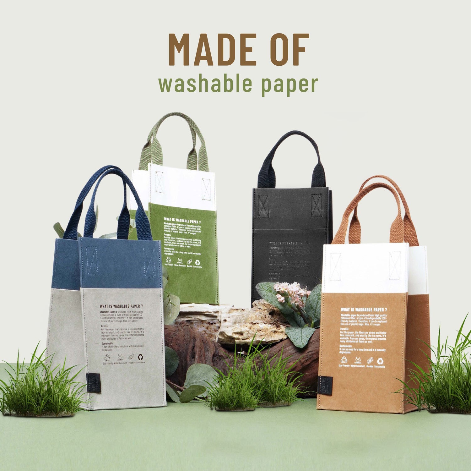 Washable paper