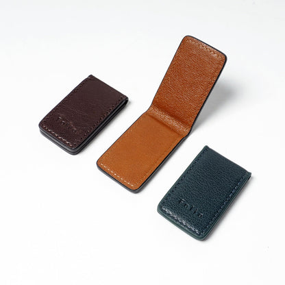 Folio : Tuff Money Clip Two-Tone ที่หนีบธนบัตรหนังแท้ แม่เหล็กแข็งแรง บริการปั้มชื่อฟรี-รหัส10541