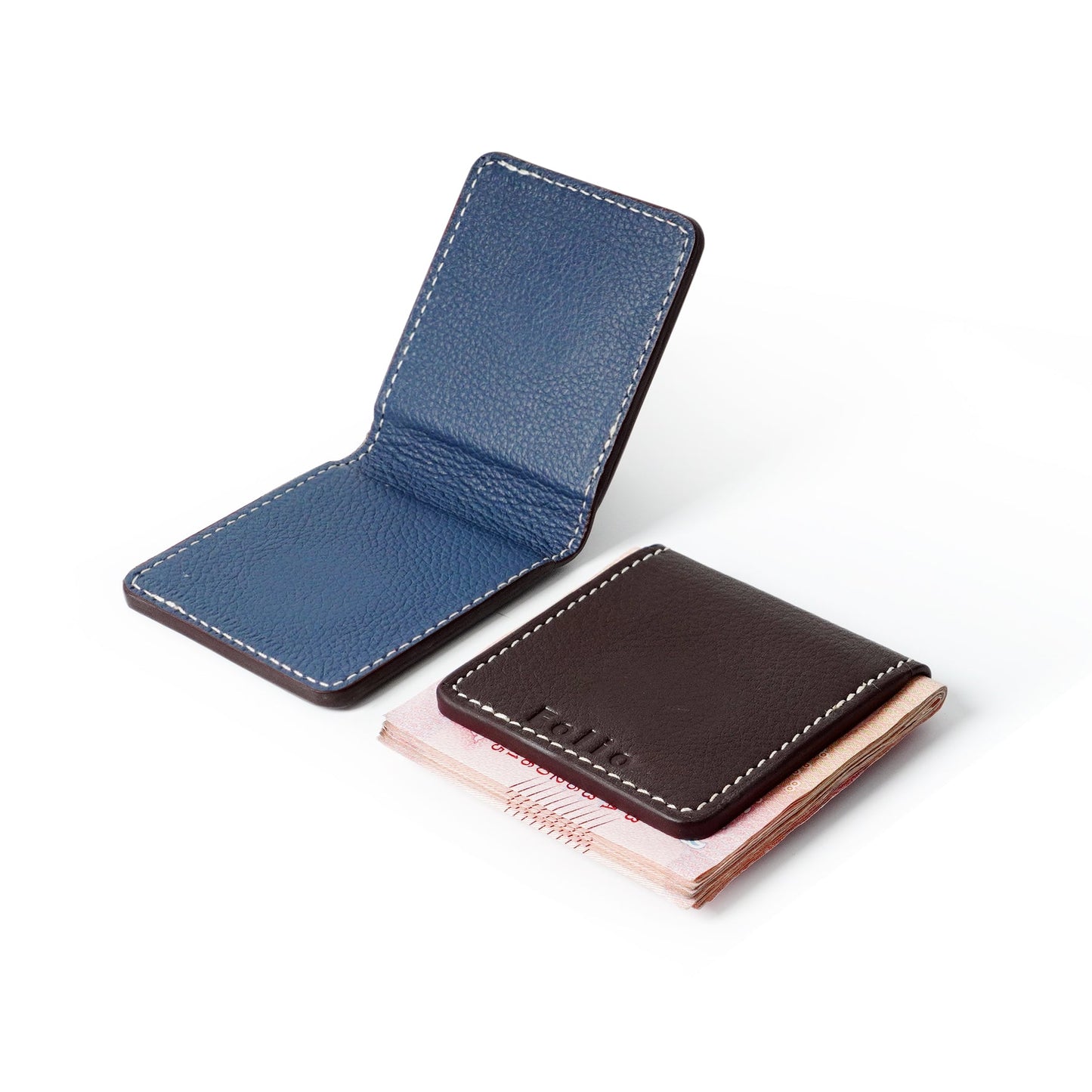 FOLIO : Bliss Jumbo Money Clip ที่หนีบธนบัตรรุ่นใหม่ ไซส์จัมโบ้พลังแม่เหล็กแรงสะใจ ปั๊มชื่อฟรี