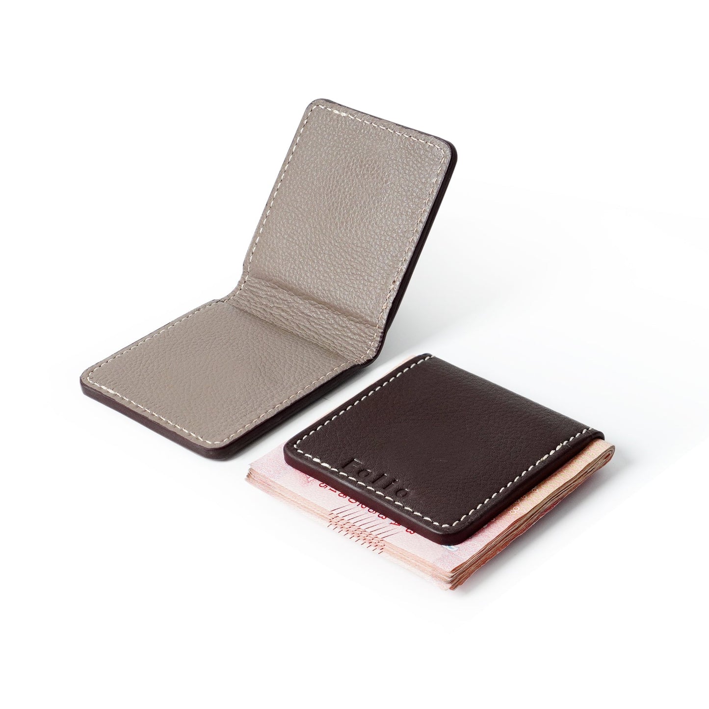 FOLIO : Bliss Jumbo Money Clip ที่หนีบธนบัตรรุ่นใหม่ ไซส์จัมโบ้พลังแม่เหล็กแรงสะใจ ปั๊มชื่อฟรี