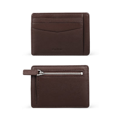 Folio : Myra Card Holder + RFID Blocking กระเป๋าใส่บัตร ผลิตจากหนังแพะ-18769