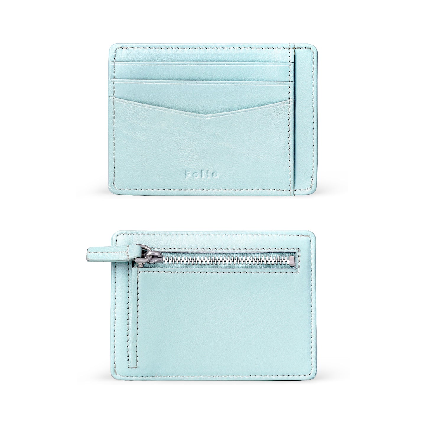 Folio : Myra Card Holder + RFID Blocking กระเป๋าใส่บัตร ผลิตจากหนังแพะ-18769
