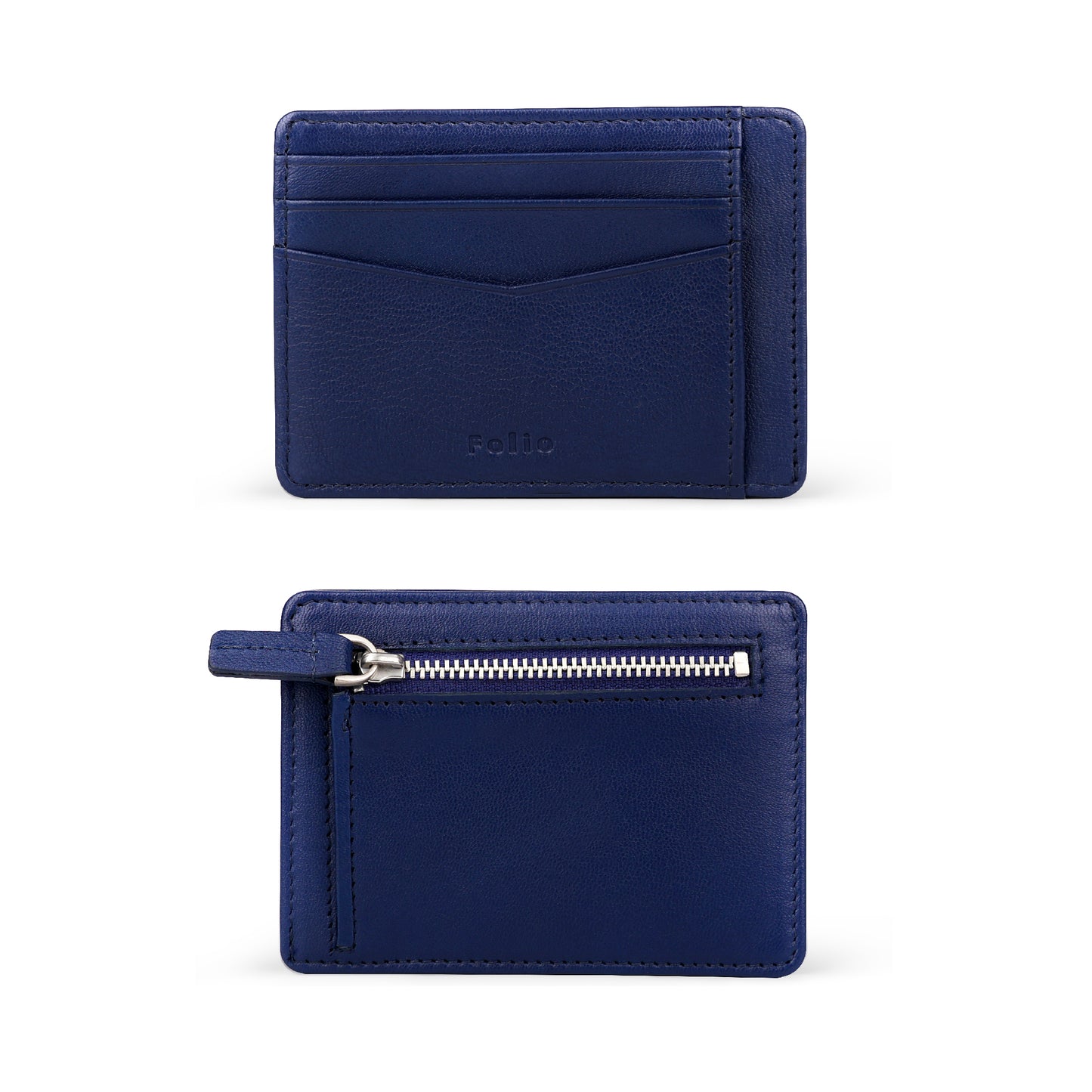 Folio : Myra Card Holder + RFID Blocking กระเป๋าใส่บัตร ผลิตจากหนังแพะ-18769