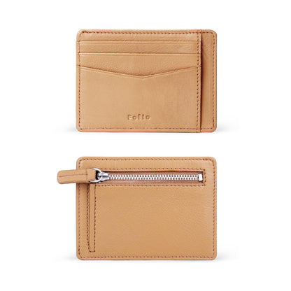 Folio : Myra Card Holder + RFID Blocking กระเป๋าใส่บัตร ผลิตจากหนังแพะ-18769