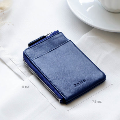 FOLIO: Myra Mini Zipper Wallet กระเป๋าสตางค์ ผลิตจากหนังแพะแท้ รหัส-18752