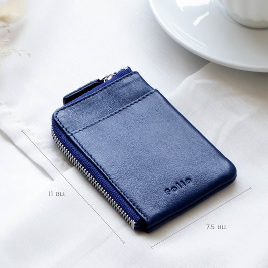 FOLIO: Myra Mini Zipper Wallet กระเป๋าสตางค์ ผลิตจากหนังแพะแท้ รหัส-18752