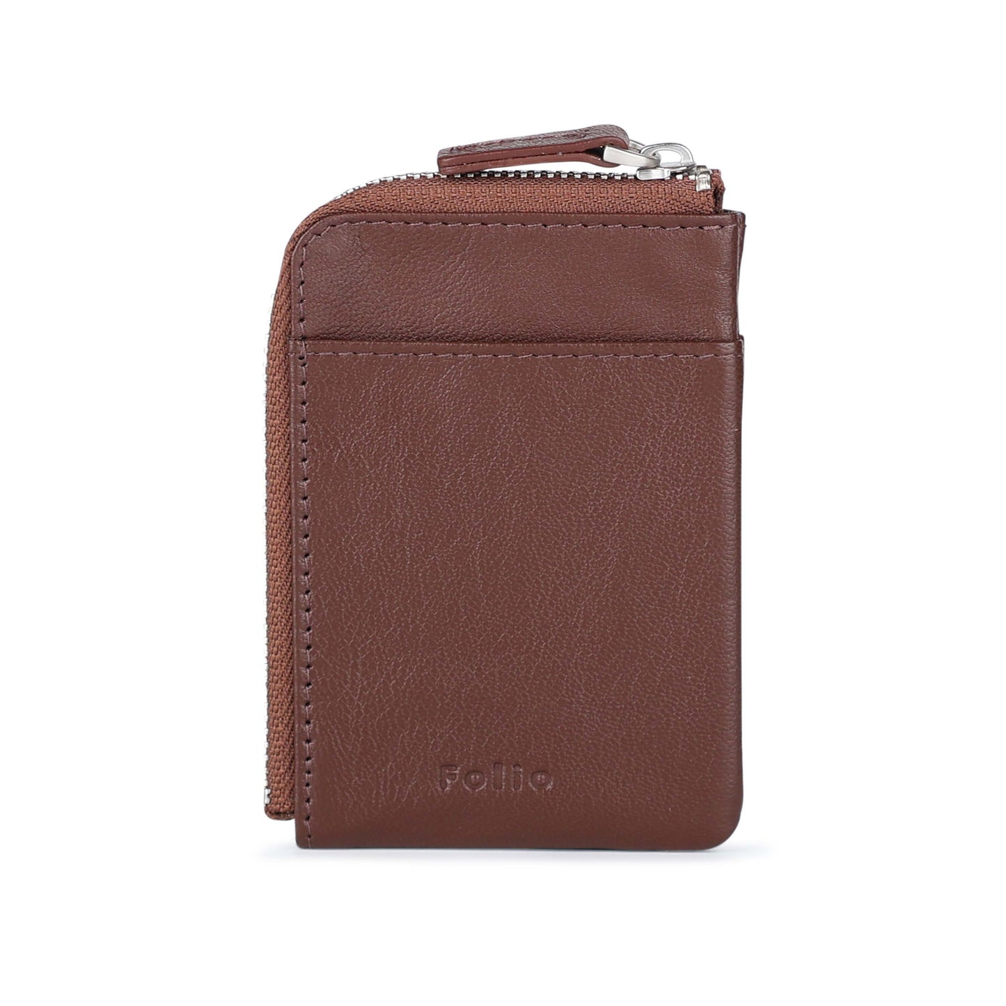 FOLIO: Myra Mini Zipper Wallet กระเป๋าสตางค์ ผลิตจากหนังแพะแท้ รหัส-18752