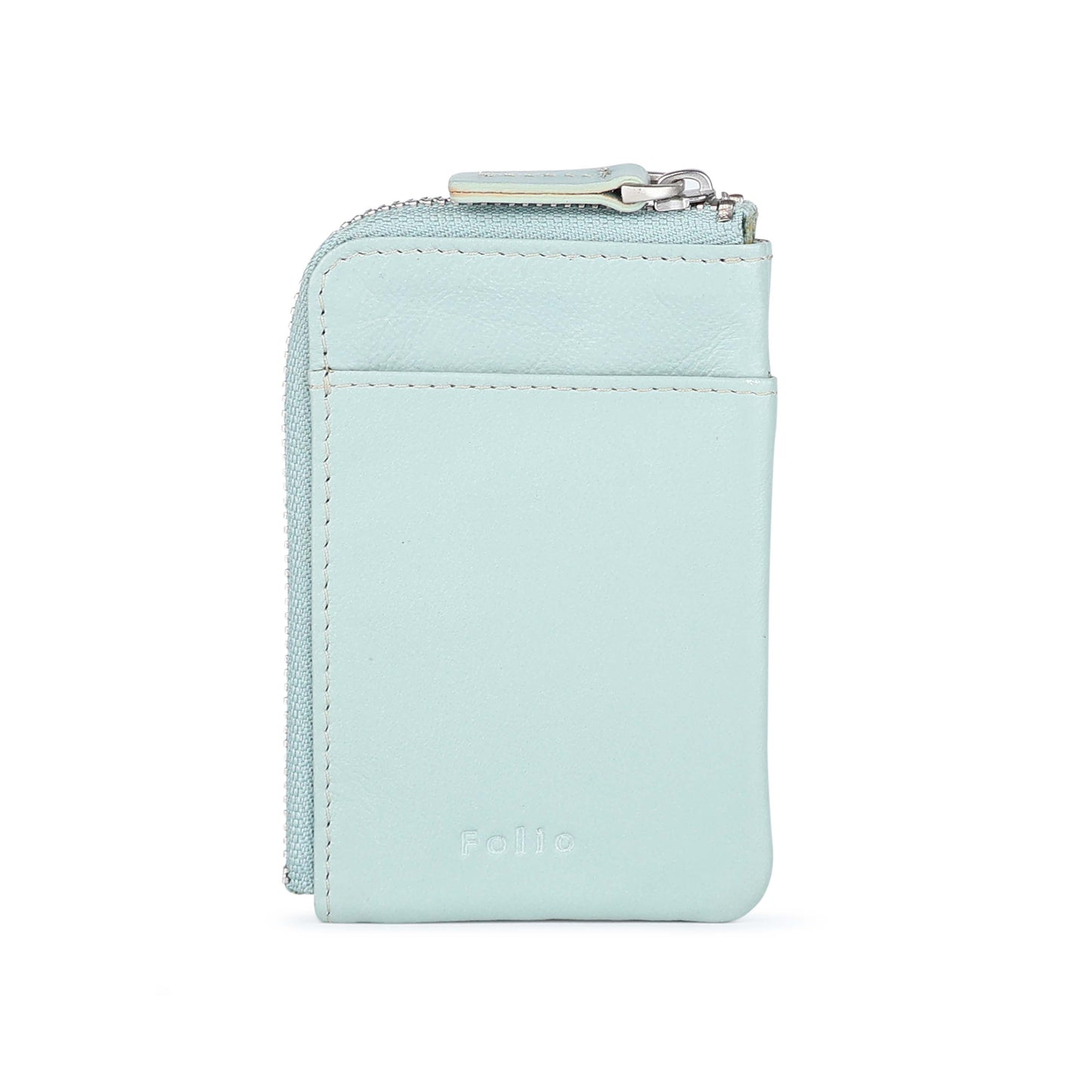 FOLIO: Myra Mini Zipper Wallet กระเป๋าสตางค์ ผลิตจากหนังแพะแท้ รหัส-18752