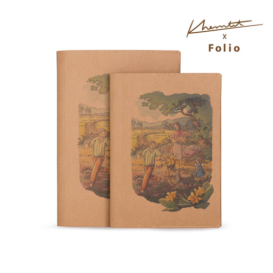 Folio x KHEMTIT Limited Edition : Book Cover ปกห่อหนังสือ ผลิตจากกระดาษซักได้ รุ่นพิเศษ มีจำนวนจำกัด