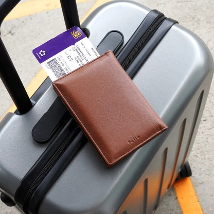 Folio Myra Passport Holder RFID กระเป๋าพาสปอร์ต หนังแท้ ใส่บัตรได้ 6 ช่อง -18738