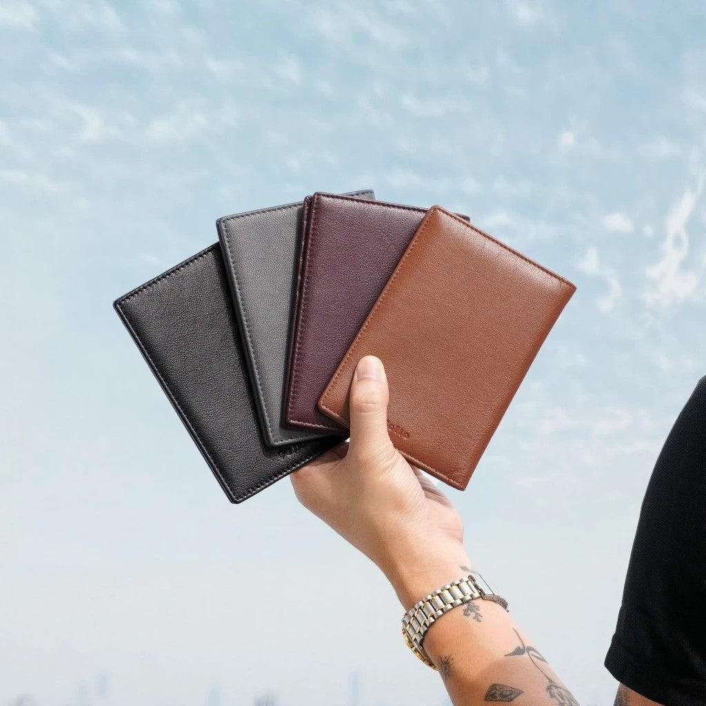 Folio Myra Passport Holder RFID กระเป๋าพาสปอร์ต หนังแท้ ใส่บัตรได้ 6 ช่อง -18738