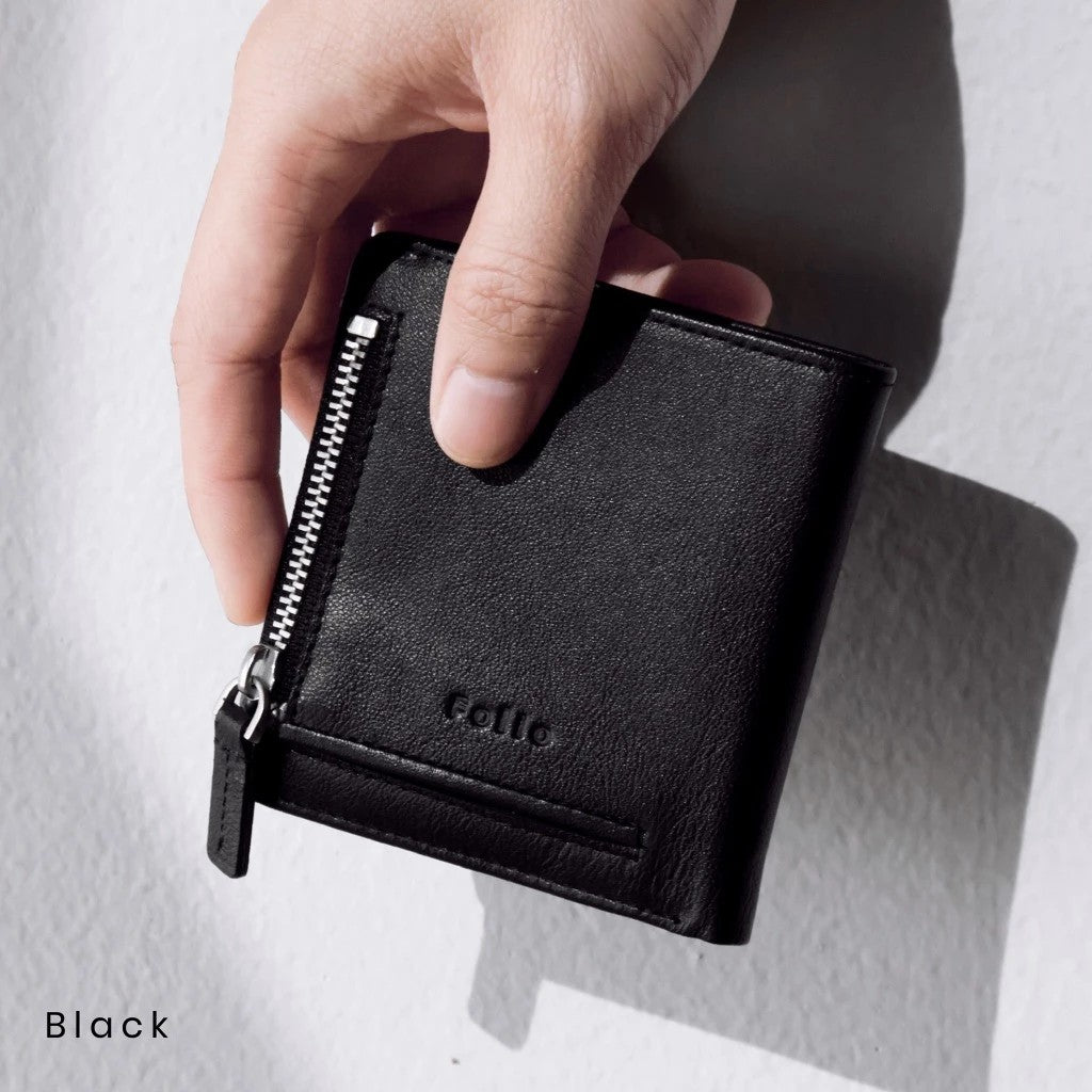 FOLIO: Myra Coin Wallet + RFID Blocking กระเป๋าสตางค์ใบสั้น  บริการปั้มชื่อฟรี-18608