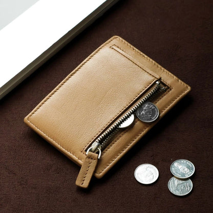 FOLIO: Myra Card Case +RFID Blocking กระเป๋าใส่บัตร ผลิตจากหนังแพะ บริการปั้มชื่อฟรี-18639