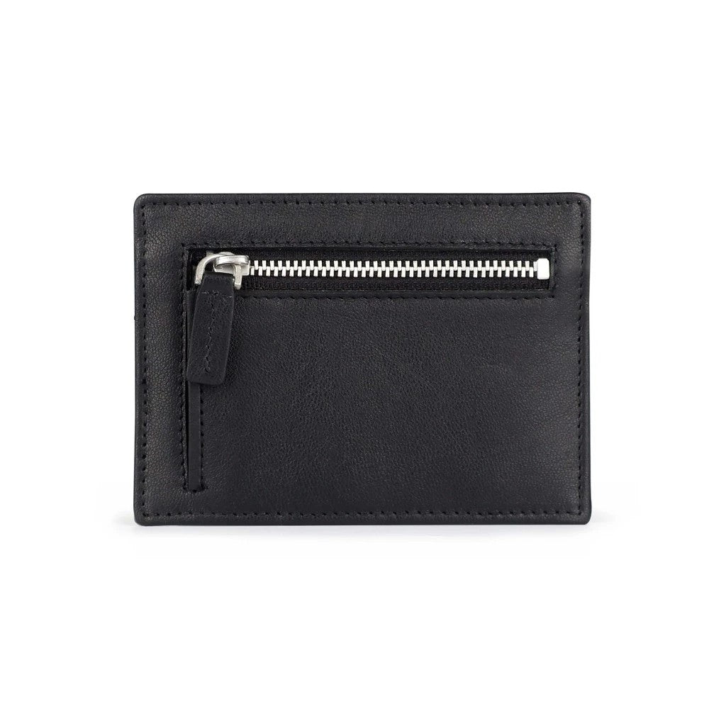 FOLIO: Myra Card Case +RFID Blocking กระเป๋าใส่บัตร ผลิตจากหนังแพะ บริการปั้มชื่อฟรี-18639