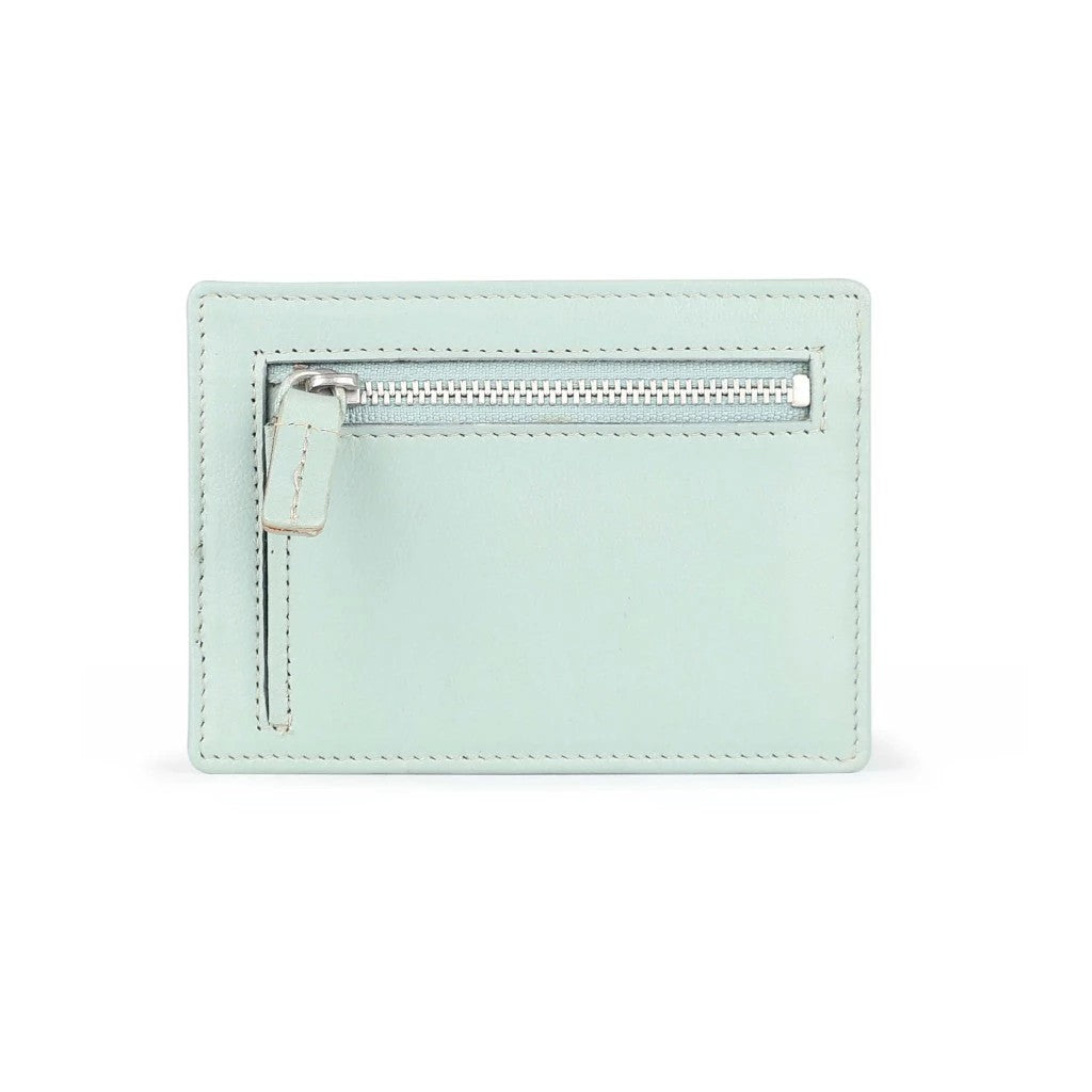 FOLIO: Myra Card Case +RFID Blocking กระเป๋าใส่บัตร ผลิตจากหนังแพะ บริการปั้มชื่อฟรี-18639