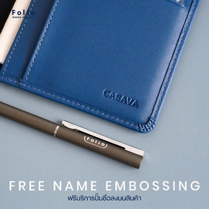 Folio Bliss Passport Wallet กระเป๋าใส่พาสปอร์ต หนังแท้ RFID -10718