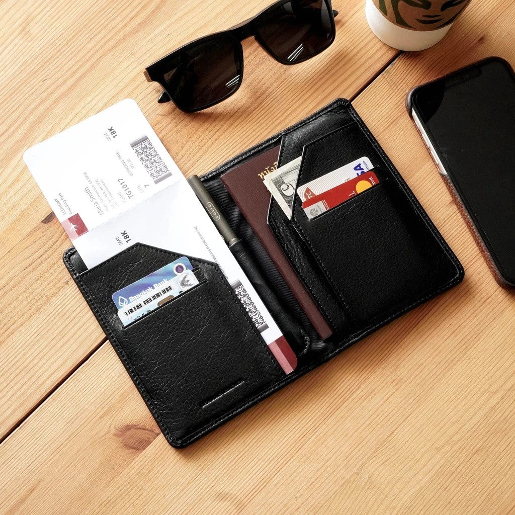 Folio Bliss Passport Wallet กระเป๋าใส่พาสปอร์ต หนังแท้ RFID -10718