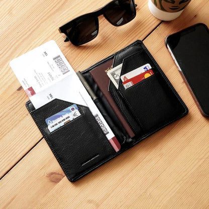 Folio Bliss Passport Wallet กระเป๋าใส่พาสปอร์ต หนังแท้ RFID -10718
