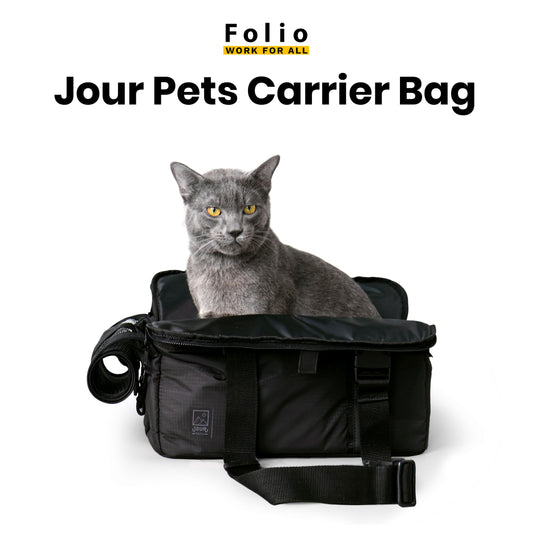 Folio JOUR PET CARRIER BAG 2in1 กระเป๋าใส่แมว พับเป็นที่นอนได้ รองรับน้ำหนัก 6kg -12248
