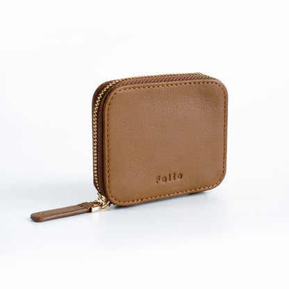 Folio : Bliss Coin Purse กระเป๋าใส่เหรียญผลิตจากหนังแท้ น้ำหนักเบา ขนาดสะดวกต่อการพกพา-11043