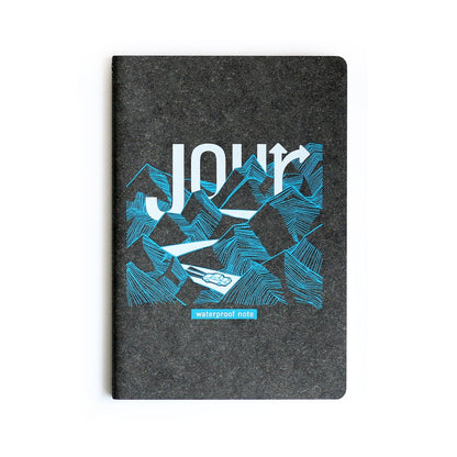 Folio Brand: Jour Waterproof Size A5 (Black Cover) สมุดกันน้ำ ทำจากวัสดุรีไซเคิล-12163