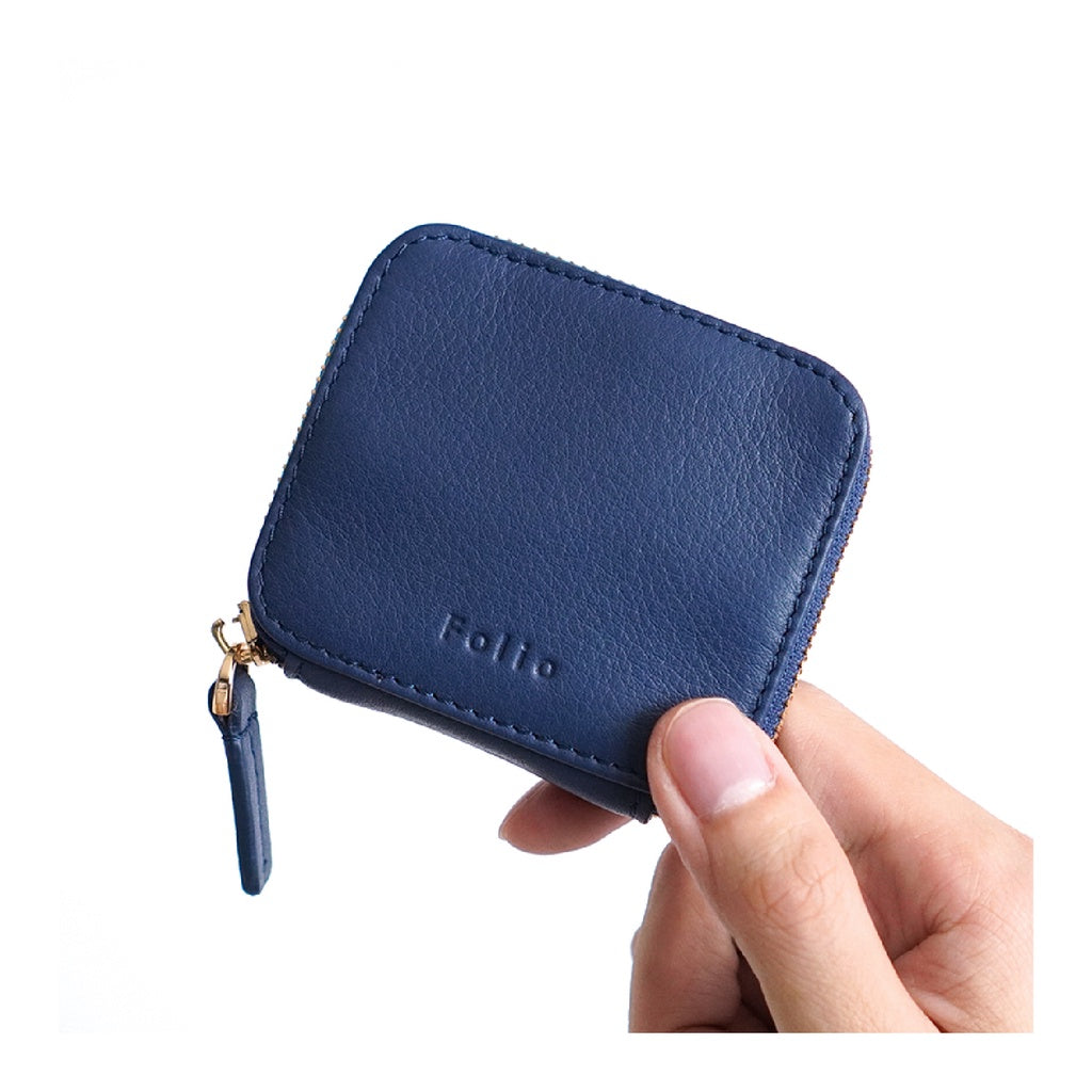 Folio : Bliss Coin Purse กระเป๋าใส่เหรียญผลิตจากหนังแท้ น้ำหนักเบา ขนาดสะดวกต่อการพกพา-11043