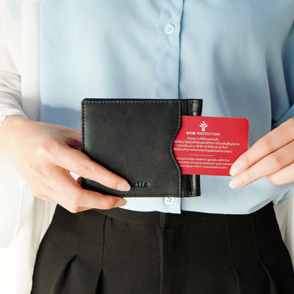 Folio : Myra Money clip Wallet กระเป๋าใส่บัตร พร้อมที่หนีบธนบัตร มี RFID - 18721