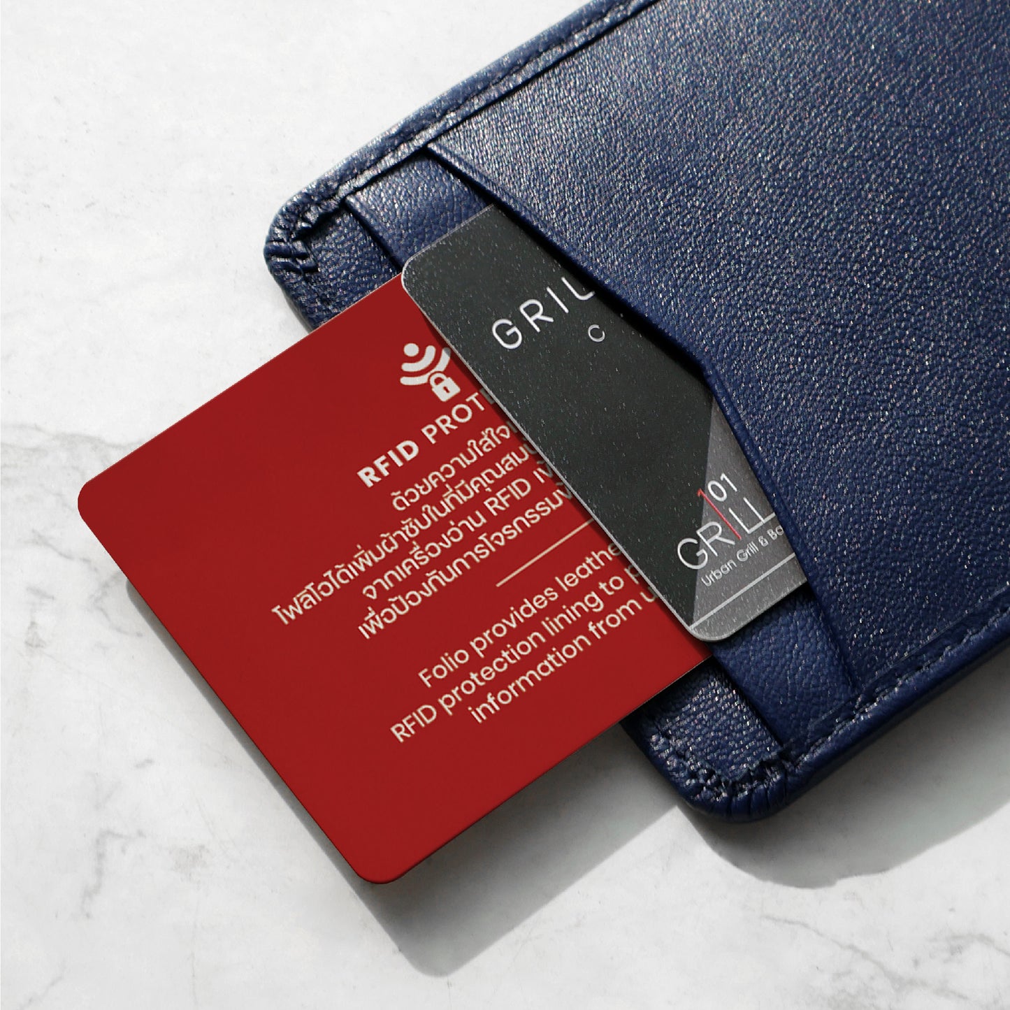 Folio : Myra Money clip Wallet กระเป๋าใส่บัตร พร้อมที่หนีบธนบัตร -18745