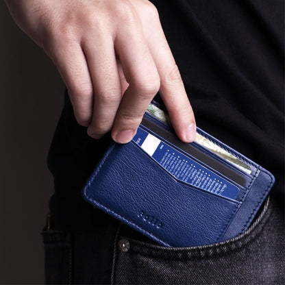 Folio : Myra Card Holder + RFID Blocking กระเป๋าใส่บัตร ผลิตจากหนังแพะ-18769