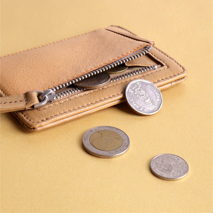 Folio : Myra Card Holder + RFID Blocking กระเป๋าใส่บัตร ผลิตจากหนังแพะ-18769