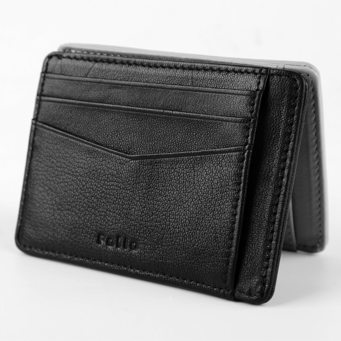 Folio : Myra Card Holder + RFID Blocking กระเป๋าใส่บัตร ผลิตจากหนังแพะ-18769