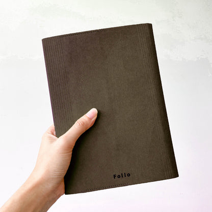 Folio: Book Cover (Chocolate) ปกห่อหนังสือ ปกห่อนิยาย ผลิตจากจากกระดาษซักได้