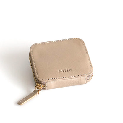 Folio : Bliss Coin Purse กระเป๋าใส่เหรียญผลิตจากหนังแท้ น้ำหนักเบา ขนาดสะดวกต่อการพกพา-11043